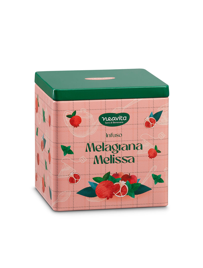 Square Tin Rosa