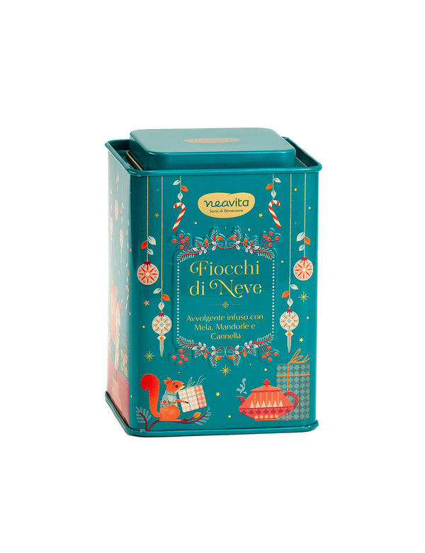 Square Tin Verde con infuso