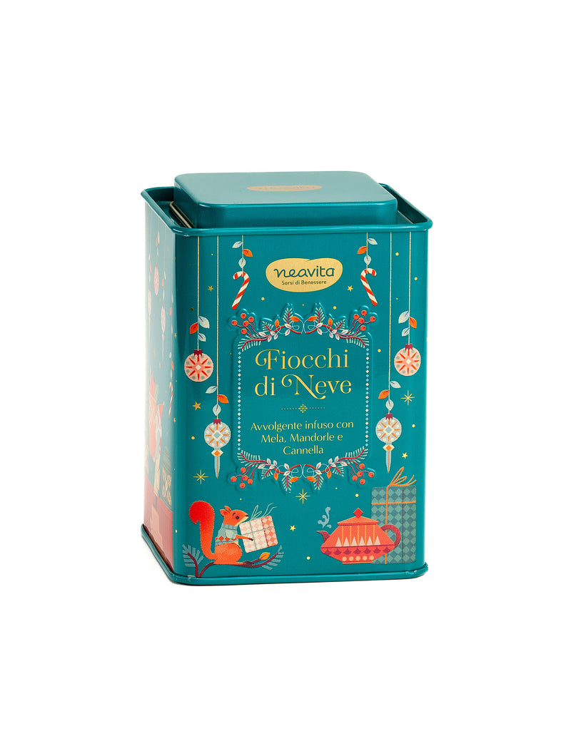 Square Tin Verde con infuso