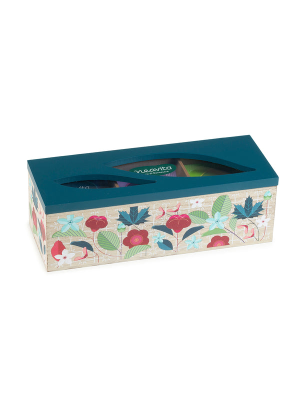 Cofanetto Legno Azzurro 15 filtri