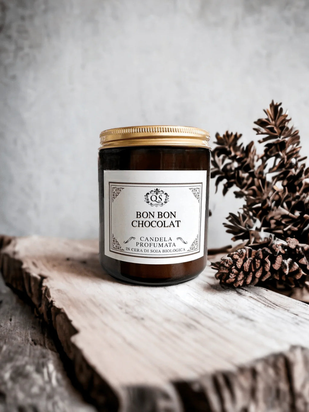 Candela Profumata Cera Di Soia Cioccolato Arancia - Giara Vetro 530g Con Doppio Stoppino Cotone - Foto 10