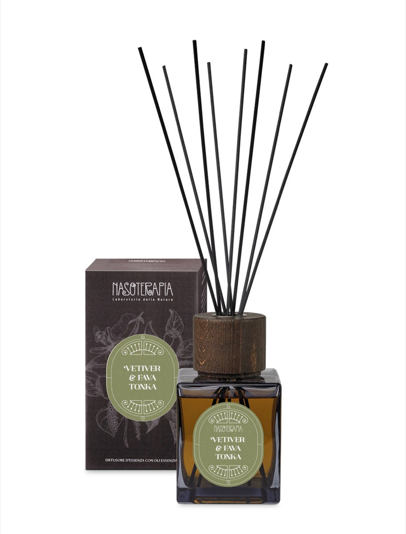 Vetiver & Fava Tonka- Diffusore con Bastoncini